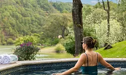 Outdoor Jacuzzi and Steam Rooms